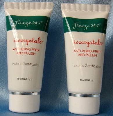 FREEZE 24/7 Ice Crystals Prep and Polish 0.5 oz x2 TWO