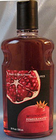 Bath & Body Works Pleasures Midnight Pomegranate Shower Gel 10 fl oz