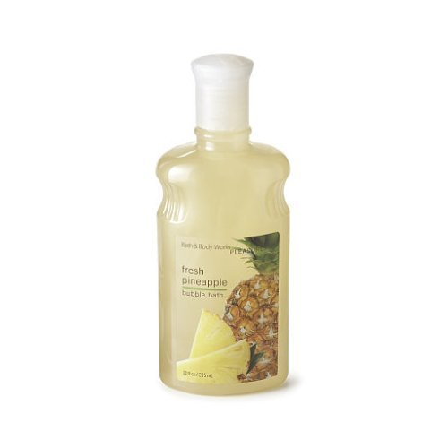 BATH & BODY WORKS PLEASURES Bubble Bath, FRESH PINEAPPLE 10 oz