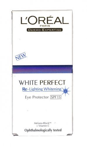 Loreal White Perfect Re-lighting Eye Protector SPF15