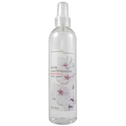 Bath & Body Works Pleasures White Cherry Blossom Splash 8 oz
