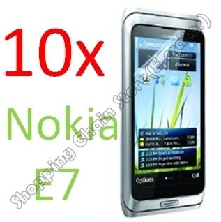 10pcs Clear Screen Film Cover Protector Guard film for Nokia E7