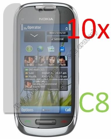 10pcs Screen Film Cover Protector for Nokia C7