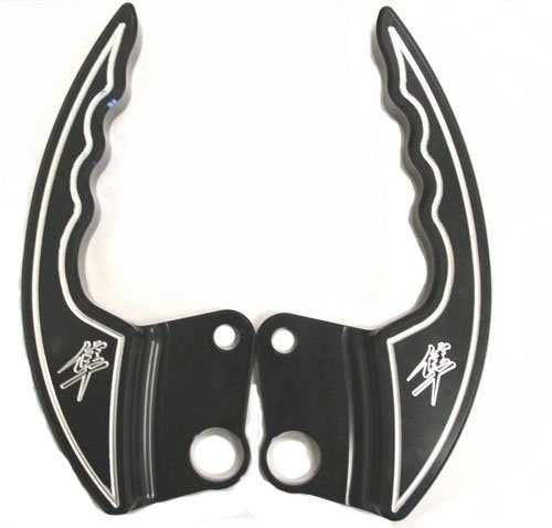 ANODIZED BLACK SUZUKI HAYABUSA GRAB HANDLES