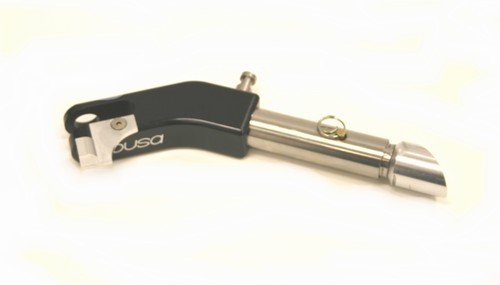 SUZUKI HAYABUSA GSXR 1300 (99-07) ANODIZED BLACK SHORT KICKSTAND "ENGRAVED"