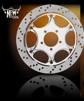 Chrome R.C. Front Brake Rotor