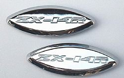 ZX 14 CHROME MIRROR BLOCKOFFS