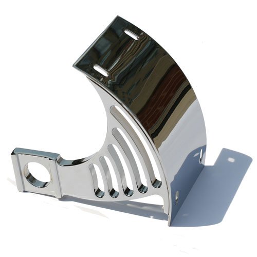 KAWASAKI ZX6, ZX7, ZX9 (98-05), ZX12 (00-05) CHROME LICENSE PLATE BRACKET FOR SWINGARM