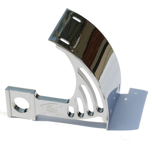 YAMAHA R1 (04-05) CHROME LICENSE PLATE BRACKET FOR SWINGARM (