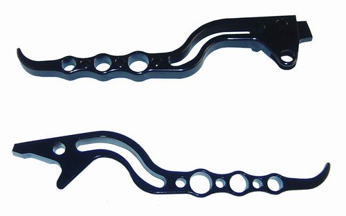 ANODIZED BLACK LEVERS SET FOR SUZUKI TL 1000R (97-01) HAYABUSA (99-07(PART # A3145AB-A3146AB