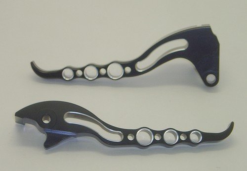 ANODIZED BLACK BRAKE & CLUTCH LEVER SET FOR SUZUKI M109PART# A3209B A3210B)