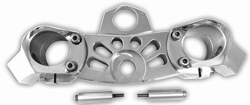KAWASAKI ZX-14 (06-07) CHROME TRIPLE TREE CLAMP PART # CA3280)