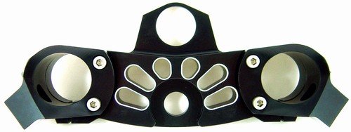 KAWASAKI ZX-14 (06-07) ANODIZED BLACK TRIPLE TREE CLAMP (PART # A3280AB)