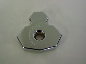 '08 Hayabusa Chrome Ignition Cap With Logo