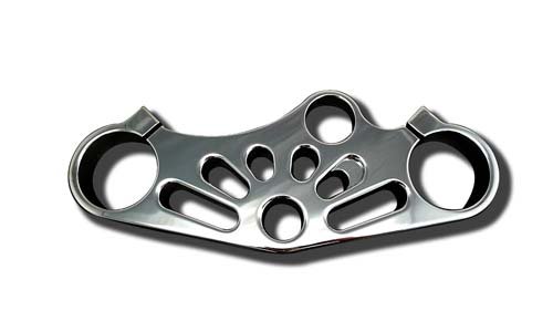 SUZUKI GSXR 600/750 (04-05) SLOTTED CHROME TRIPLE TREE (PART # CA3277)