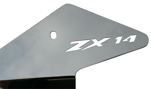 KAWASAKI ZX14 (06-07) CHROME BELLY WING PAN (PART # CA2589)