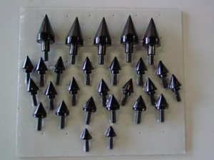 '99-'07 Hayabusa Black Grooved Spike Fairing Dress Up Kit