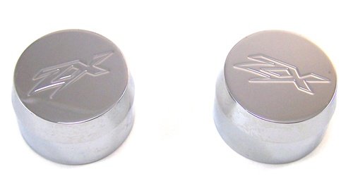 KAWASAKI ZX14 (06) TRIPL CHROMED FORK CAPS (PART # CA3058)