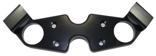 SUZUKI HAYABUSA GSXR 1300 (99-07) ANODIZED BLACK SOLID TRIPLE TREE