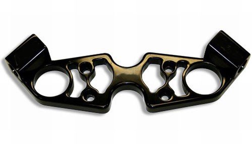 SUZUKI HAYABUSA GSXR 1300 (99-07) ANODIZED BLACK SKELETON TRIPLE TREE