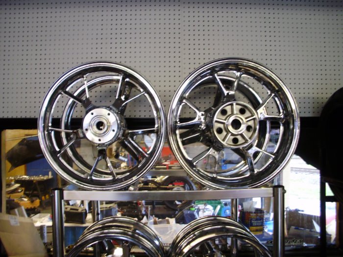 ZX 14 CHROME RIMS EXCHANGE
