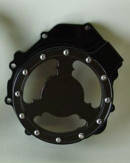 Suzuki GSXR Black See-Thru Billet Stator Cover