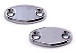 HONDA POLISHED MIRROR BLOCK OFFS (PART # 2924