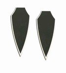 SUZUKI GSXR 1000 05-06 BLACK ANIDIZED MIRROR PLATES