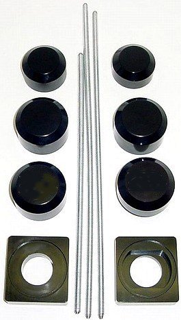 SUZUKI GSXR 1000 (05-06) ANODIZED BLACK DRESS UP KIT ENGRAVED