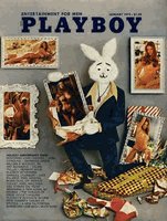 Playboy Magazine January 1973 Holiday Anniversary
