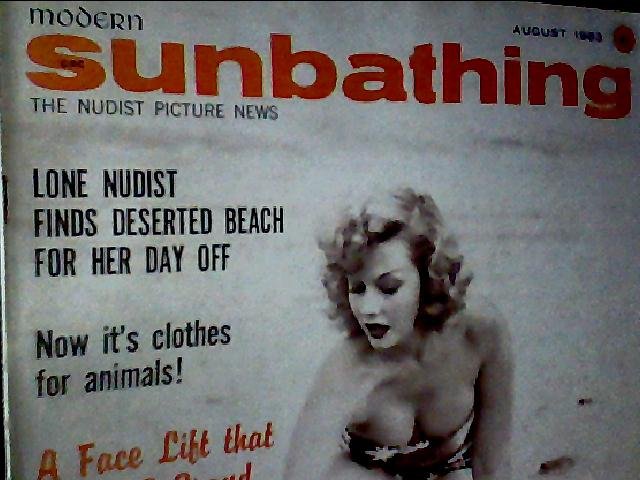 Modern Sunbathing magazine. August,1963