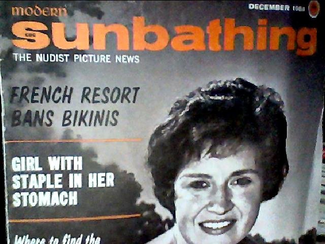 Modern Sunbathing magazine.December,1964