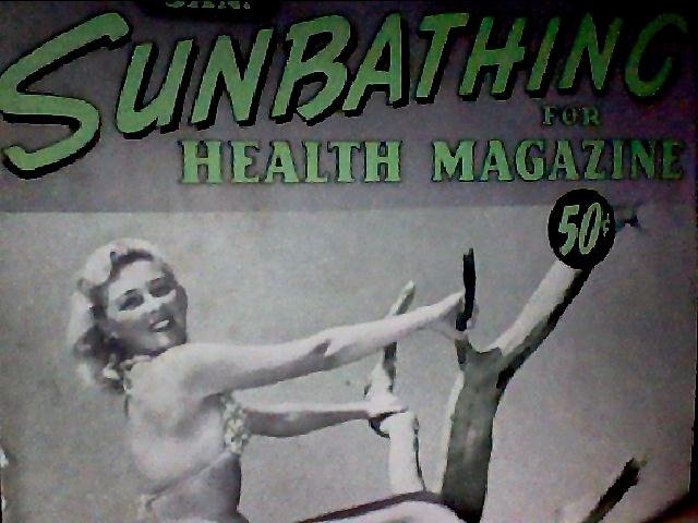 Sunbathing for health magazine. January, 1958