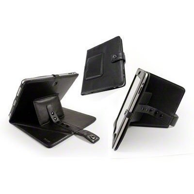 Tuff-Luv Bi-Axisâ„¢ Napa Leather case cover for Apple iPad & 3G - Black