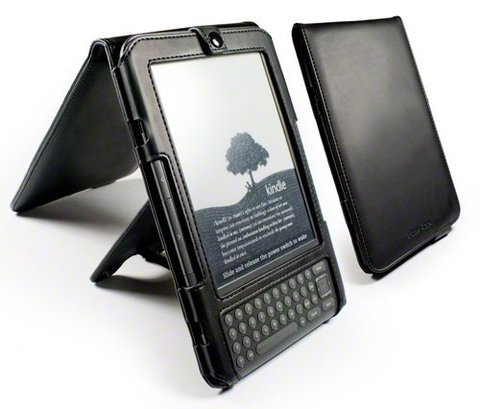 Tuff-Luv Multi-Viewâ„¢ Leather Case & Stand for Amazon Kindle 3