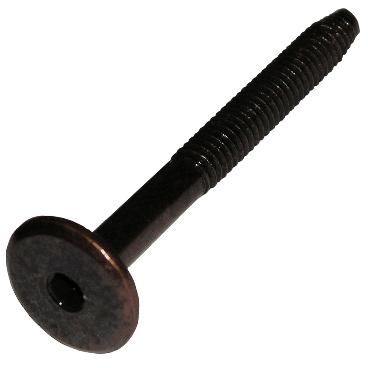 X Mm Dark Bronze Hex Drive Flat Pancake Mm Head