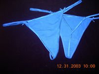 100% cotton thongs, comfortable and invisible.Quality!