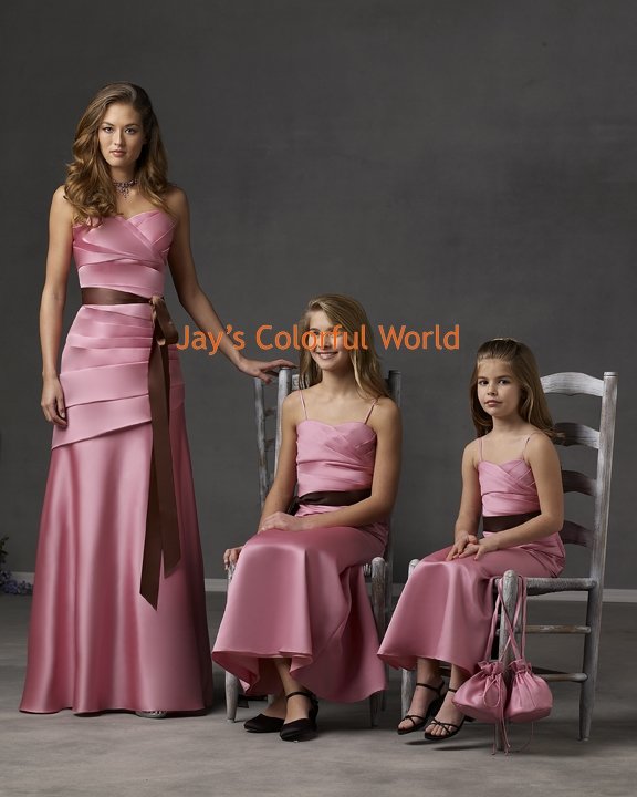 V-neckline Custom-made Bridesmaid Dress/Evening Dress/Home Coming