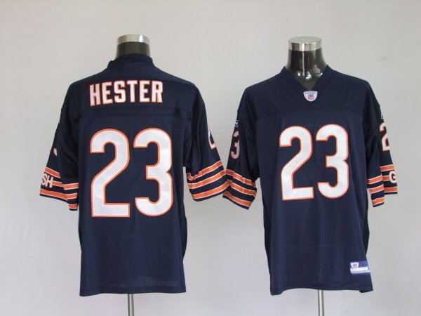 Authentic #23 Devin Hester Chicago Bears Jersey - Navy Blue - XL