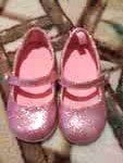 GYMBOREE NEW PINK GLITTER SHOES SIZE TODDLER 6
