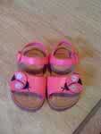 GYMBOREE PINK LADYBUG SANDALS SIZE 6