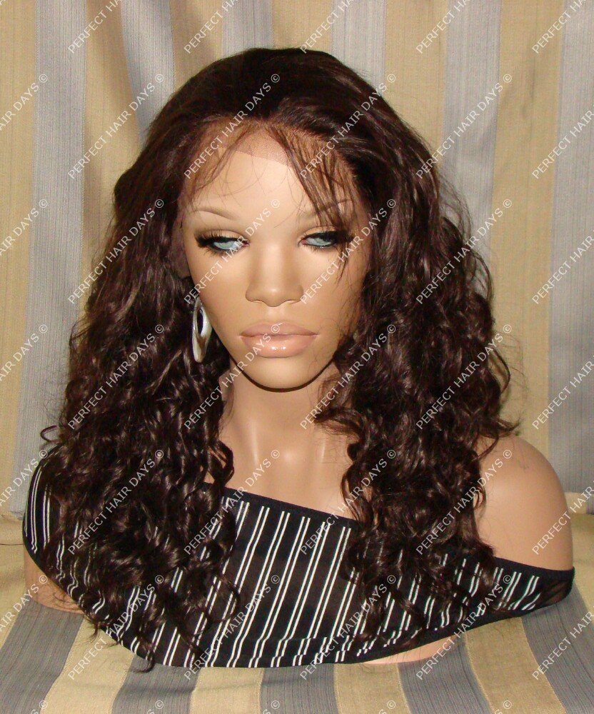 Synthetic Lace Front Wig #4 Deep Wave 20"