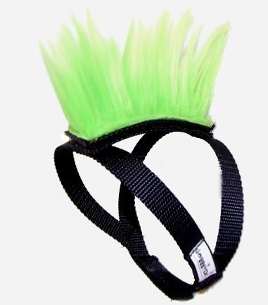 Green Mohawk Top and Base Strap (brwn/wht/blk) Pet Clothing Dog Hair