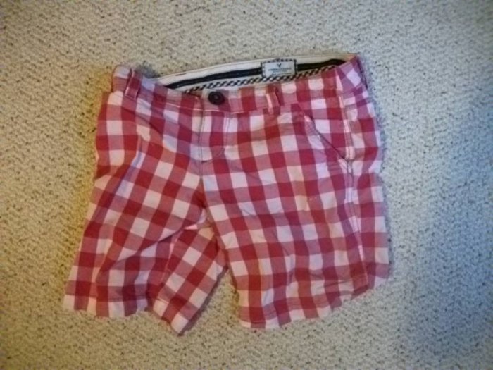 American Eagle Plaid shorts.
