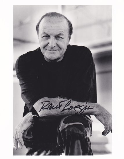 Vintage Photo with autograph of Robert Loggia with COA