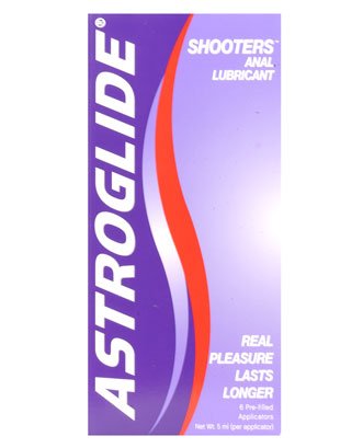 ASTROGLIDE ANAL GEL SHOOTERS BOX OF 6