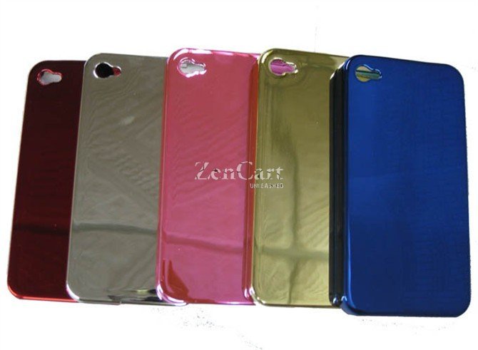 100 x Protect back cover for i Phone 4 in plating coating wholesales