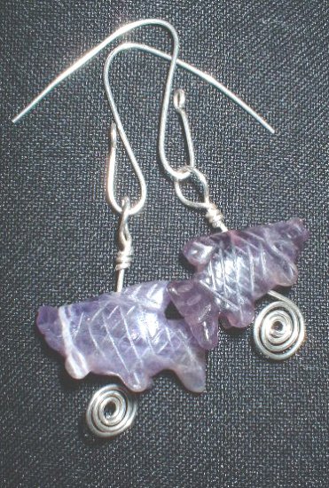 Sterling Silver Amethyst Earrings