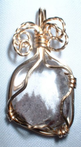 Gold Filled Included Quartz Pendant
