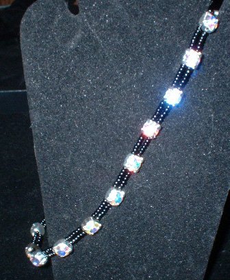Beaded AB Swarovski Choker
